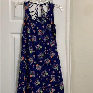 Floral print summer dress